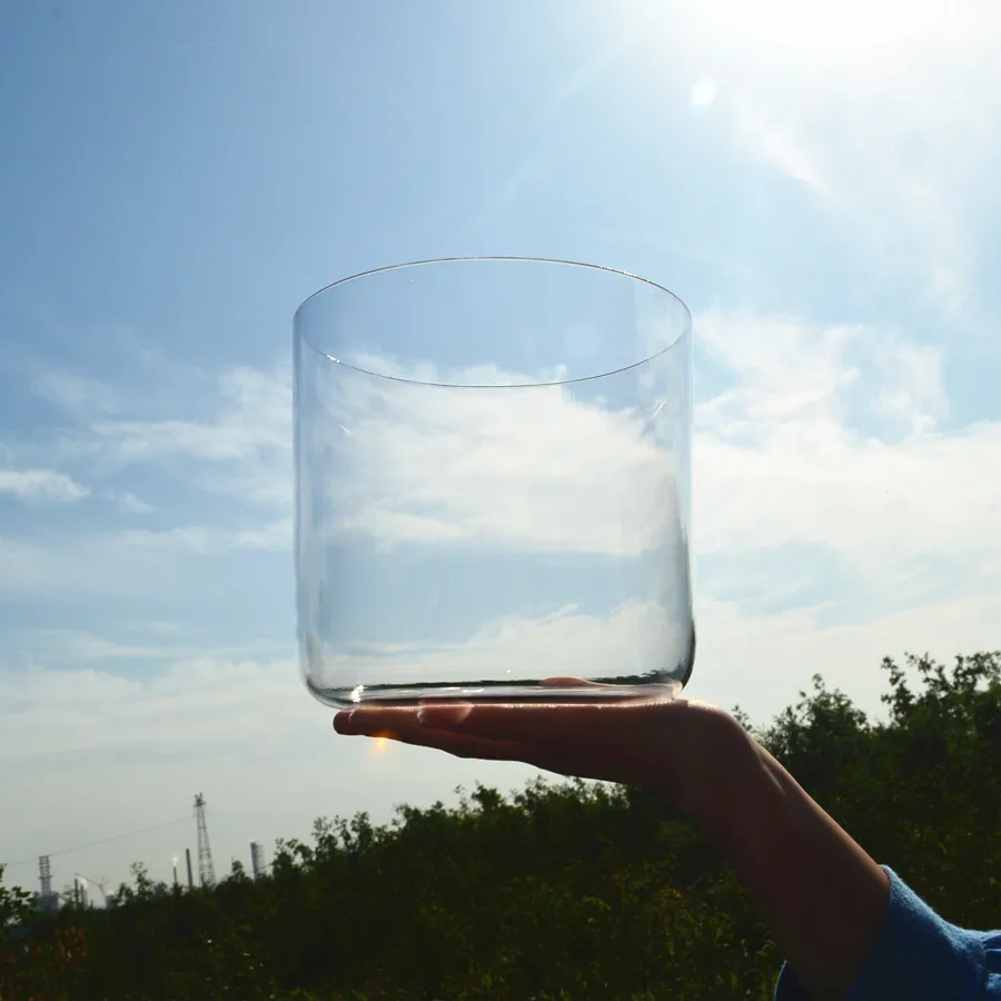 HF High quality clear singing crystal bowl single set