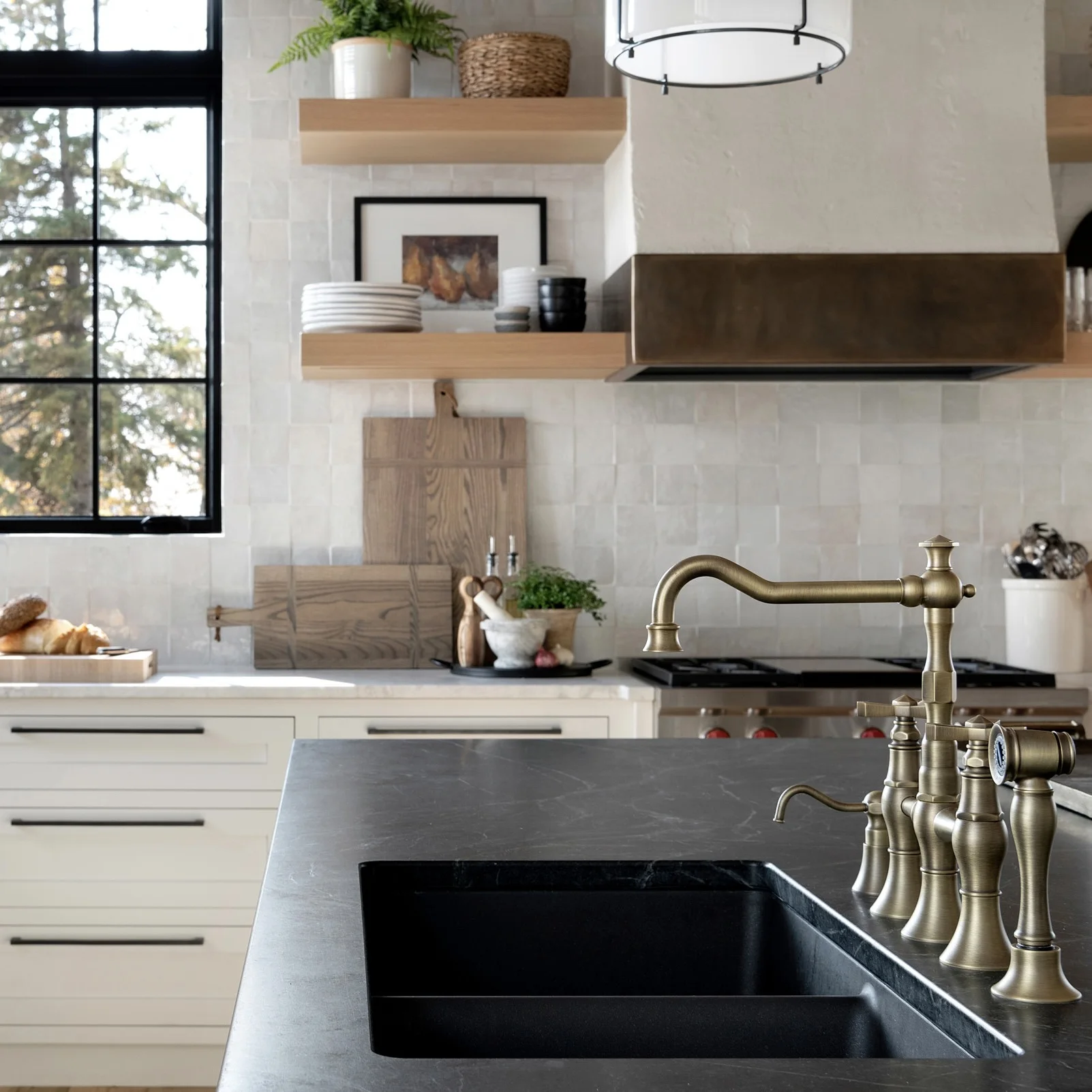 Kitchen cabinet mdf plywood supplier design modular modern wood furniture kitchen cabinet Rustic style