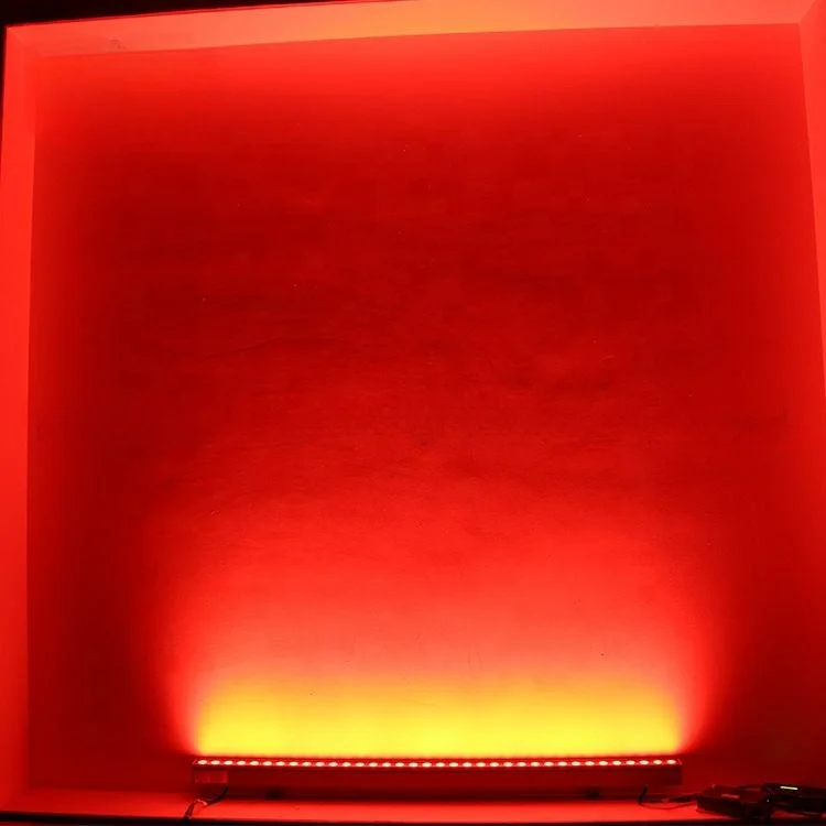 IP65 Waterproof Outdoor Lighting 18w/24w Pixel Bar Led Wall Washer Wash Light Aluminum 90 80 Aluminum Lamp Body + Tempered Glass