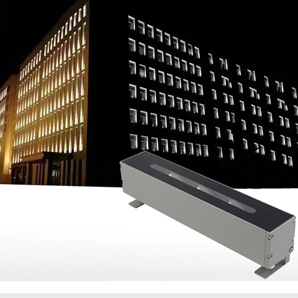 Long LED window sill light door frame corridor DMX512 external control outdoor waterproof courtyard building external wall light