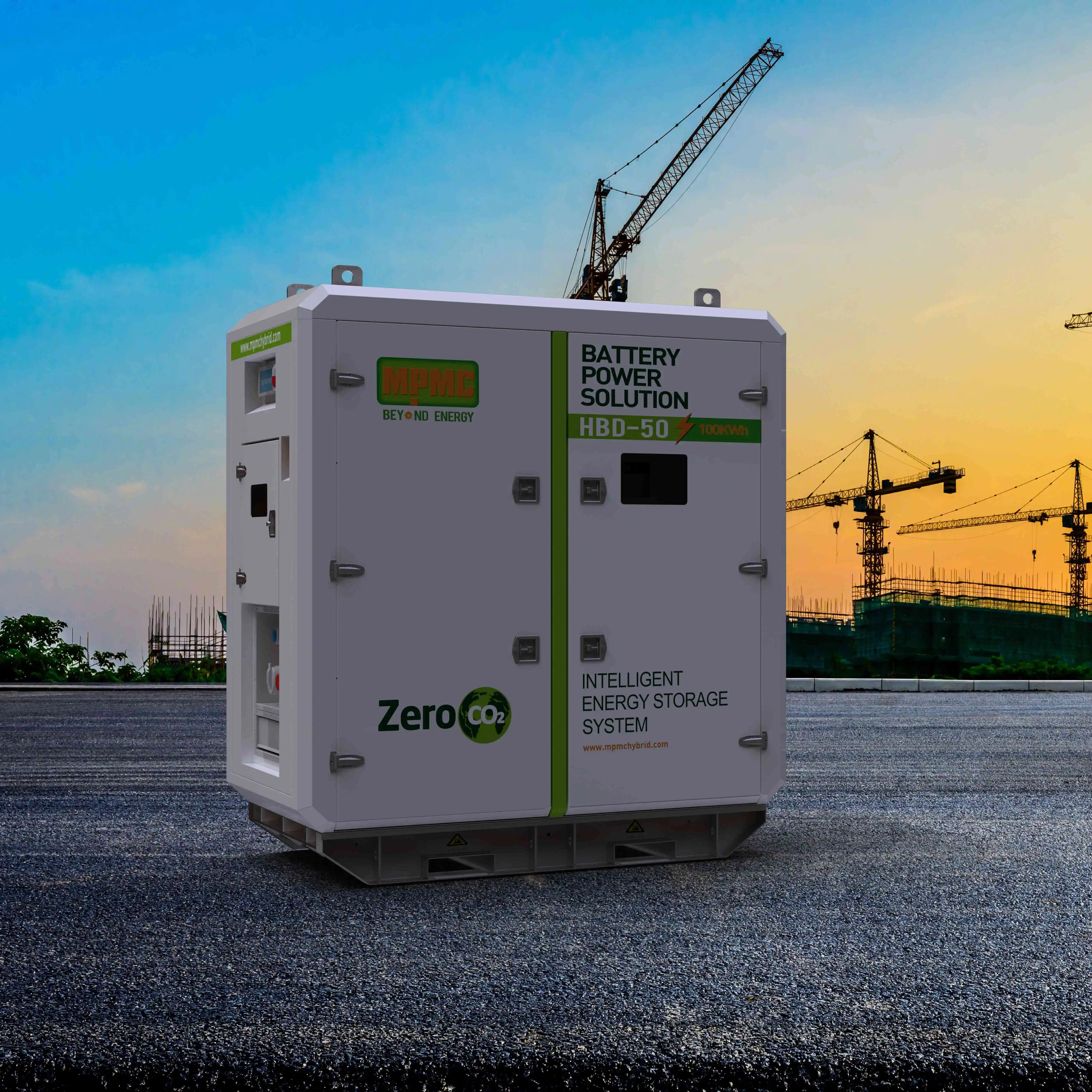 MPMC 100KW 200KWh Hybrid Solar System Commercial Battery Energy Storage System For Industrial Using