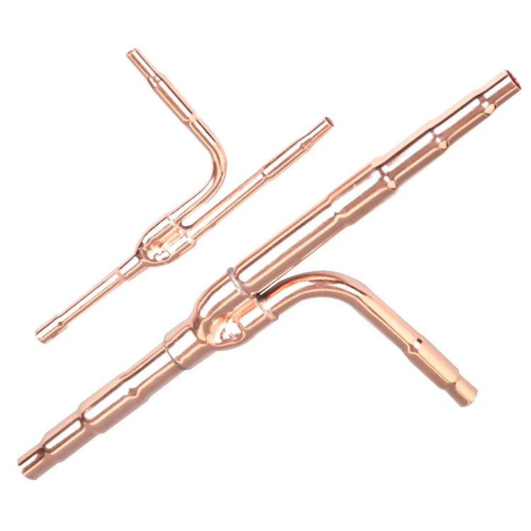 90 Degree Tee Fitting Branch Piping Kit Refrigeration System Refnet Joint For SANYO