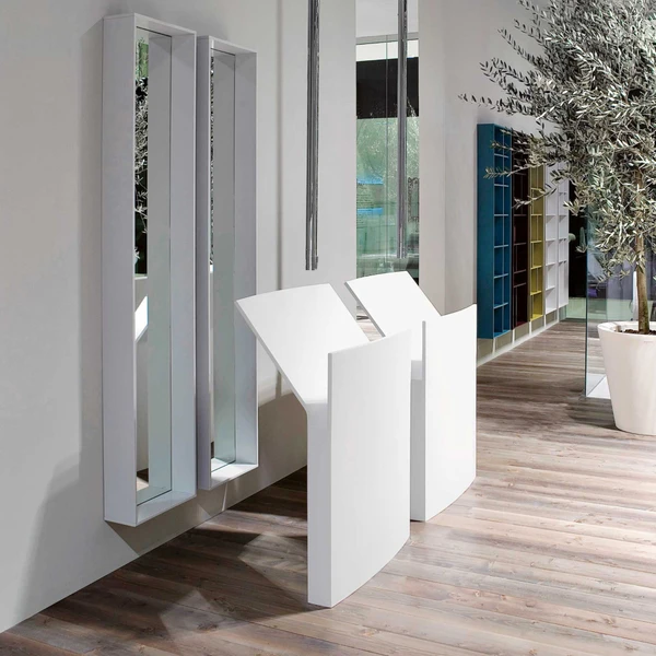 Artificial Stone Modern Bathroom Vanity Units Custom Size and Color Bathroom Sink and Taps