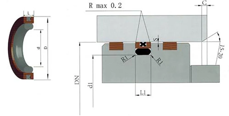 2022 Hot Selling Good Price Hydraulic Piston Seals High Quality Hydraulic Seals AQ