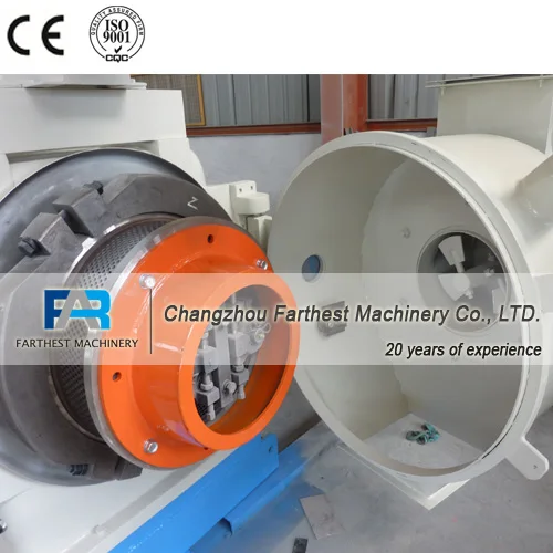 Changzhou Farthest 2 T/h Ring Die Feed Pellet Mill Machinery For Rainbow Trout Fish Feed