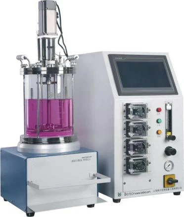 Glass Lab Bioreactor Fermentation Bench Top  Fermentor Lab small mini 1L 2L 3L 5L 7L 10L