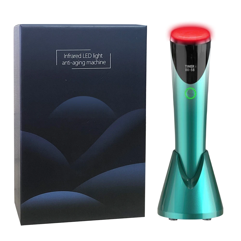 home use beauty face skin photon BIO infrared wrinkle remove skin rejuvenation tightening anti-aging red light therapy device