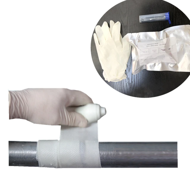 Fibre Glass Steel Putty Waterproof Pipe Repair Tape Glass Bubble Meth Pipe Free Samples