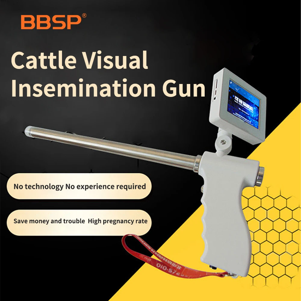 Cattle Cow Dog Canine TCI Gun Handheld AI Artificial Insemination Device with Camera for Progesterone Breeders
