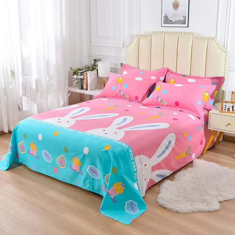 Super hot sale 100% cotton cute dinosaur kids design bedding set bed linen bed sheet