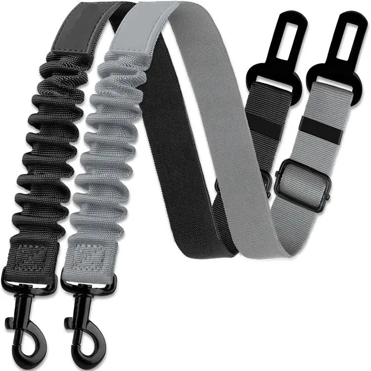 Custom Logo Portable Comfortable Adjustable Car Pet Seat Belt Dog Seatbelt Pet Dog Seat Belt