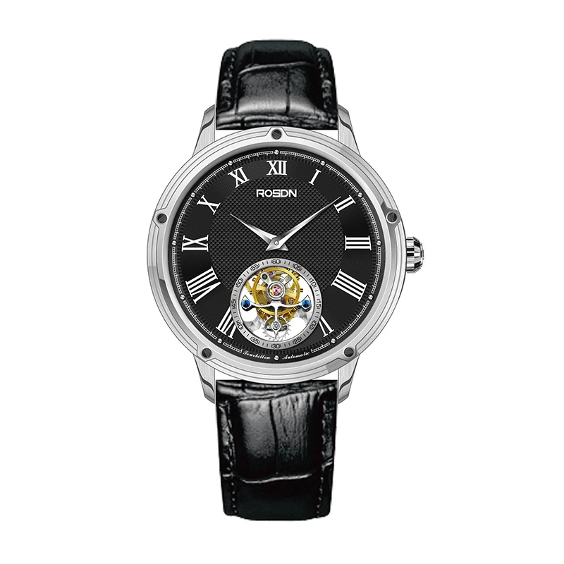 Tourbillon Skeleton Watch Seagull Movement Tourbillon Wristwatch 5 BAR Chronograph Automatic Mechanical Watch