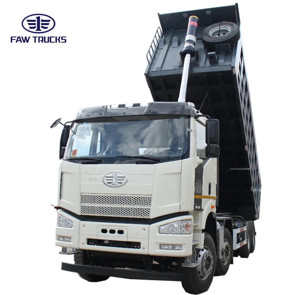 Faw 8*4 Dump Truck China Manufacturer Direct Sale High Quality Good Condition 8X4 380Hp Tipper Dump Truck for Sale