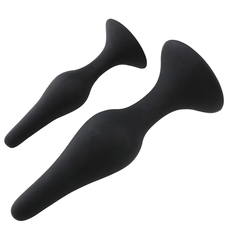 Silicone anal plug,4pec set Difference Length anal toys,best butt plug for beginners