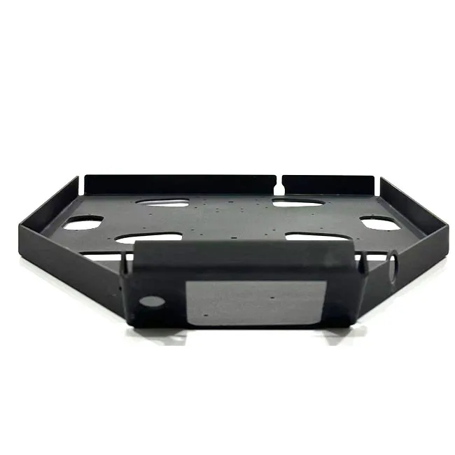 Aluminum alloy with holes, bent, anodized sheet metal parts