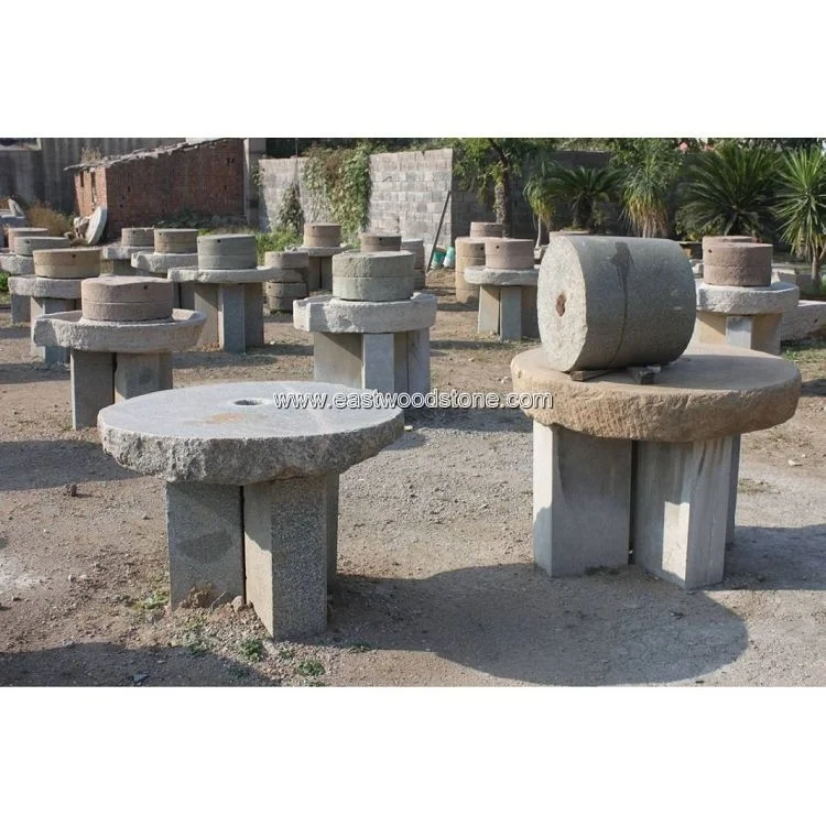 Old Antique Stone Millstone