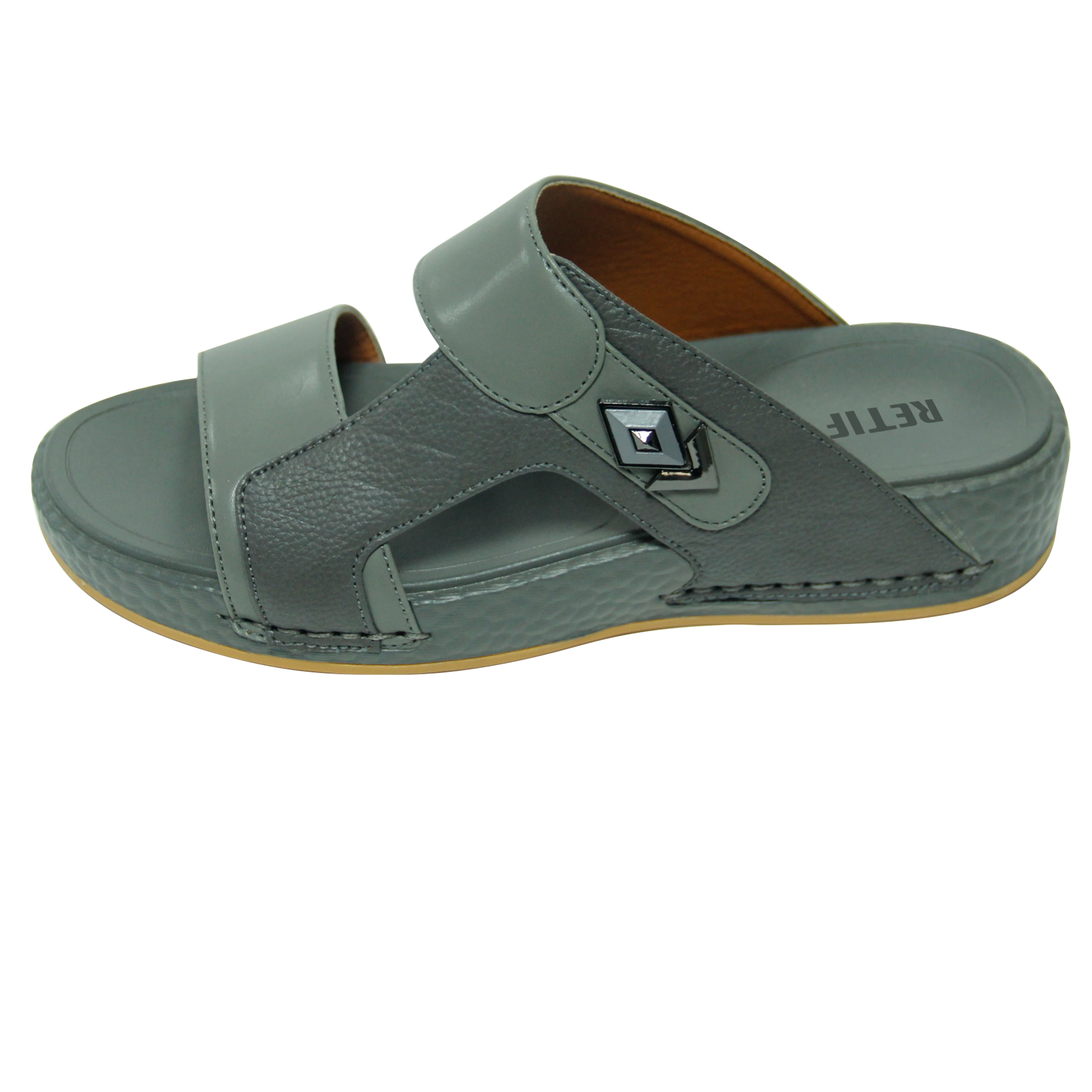 Men Arabic shoes Handmade Comfortable PU Leather slider Slipper Arabian Sandals other footwear women Factory Wholesale  Hot Sale