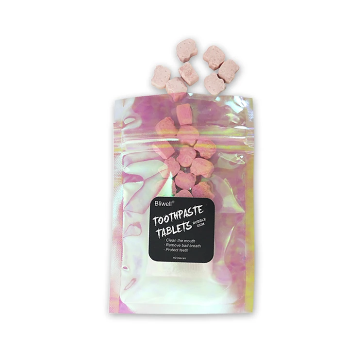 Горячая Распродажа, фирменная натуральная Органическая Зубная паста новой формы для веганов, жевательная зубная паста в таблетках