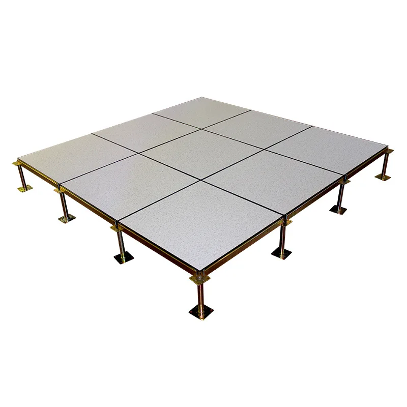 High Quality Data Center Raised Access Floor System Hpl Pvc Ceramic Finish Tile Raised Floor