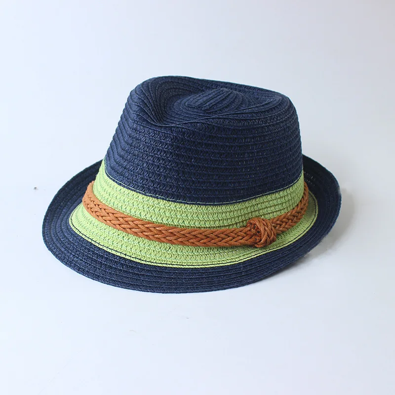 New Summer Boys Straw Hat Beach Hat Sunshade straw hat