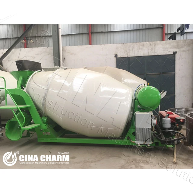 Mixing capacity 3CBM Multi-functional rotate concrete mixer bucket drum