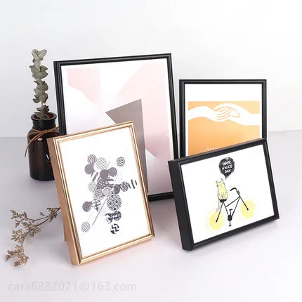 Custom Size Pattern Creative Christmas Carved aluminum Photo Frame PS frame picture MDF PVC as you want 2021