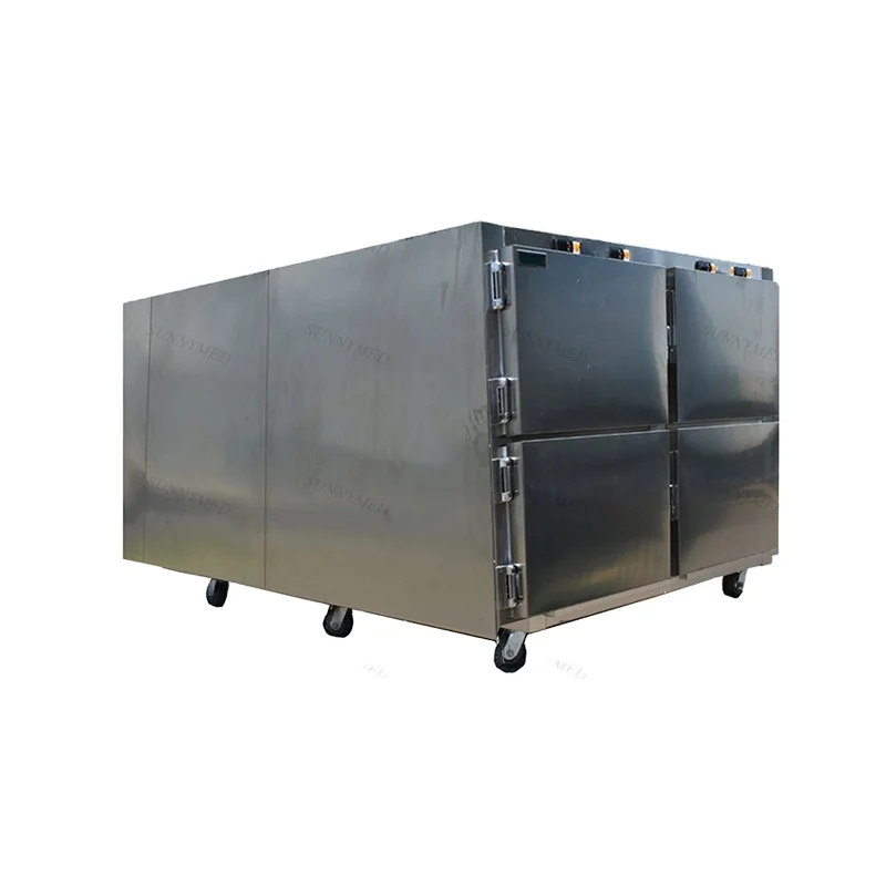 SY-STG04 High Quality 4 Dead Bodies Refrigerator Corpse Cold Storage Facility for Hospital Morgues