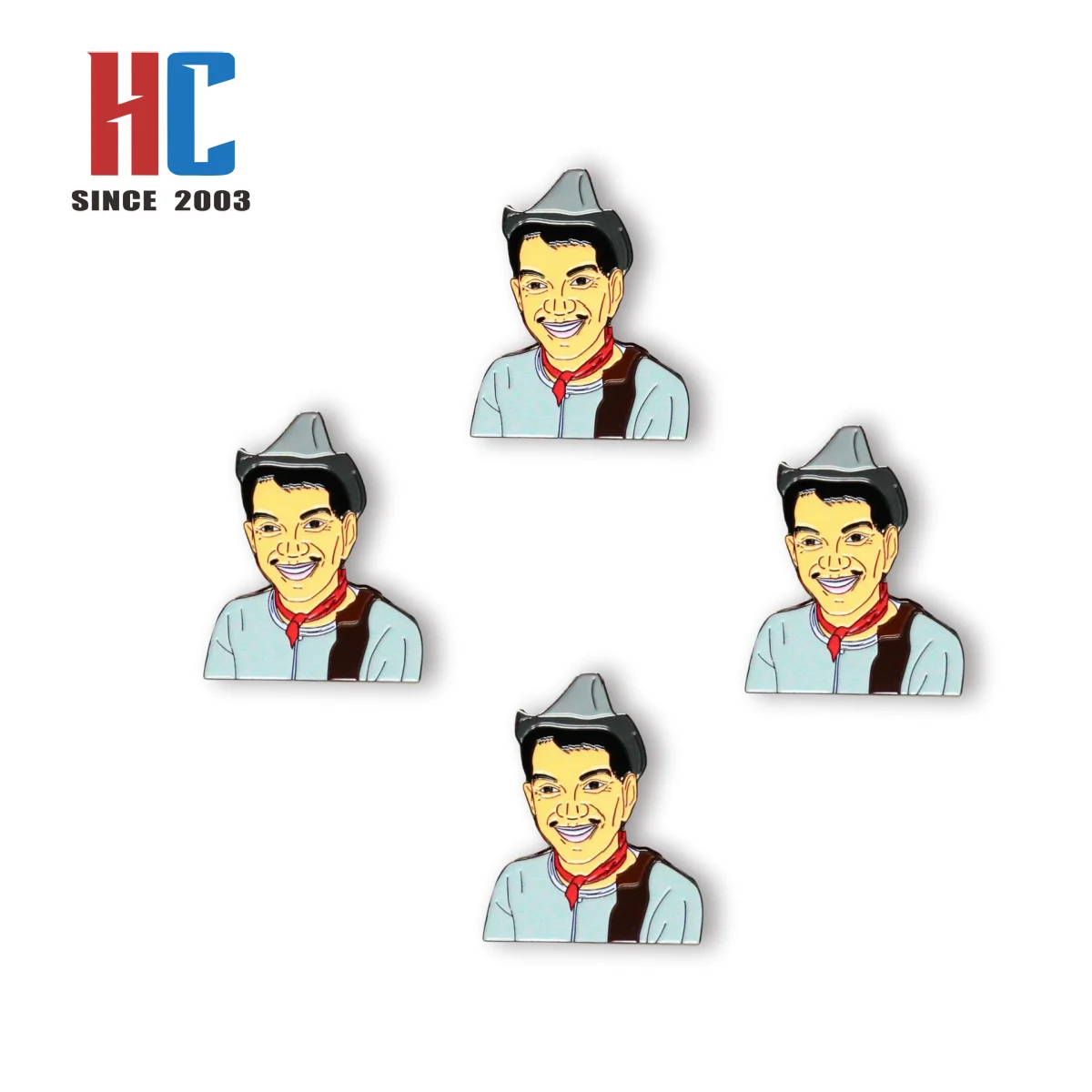 20 Years  Factory Custom Hard enamel beatiful  Mexican man Mexico character  Latins Lapel Pin