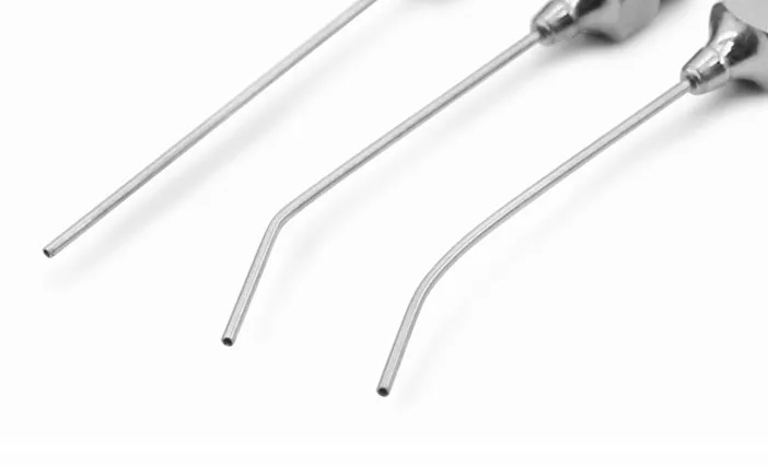 Eye instrument Lacrimal duct irrigating needle Oral irrigating needle Straight curved Angle stainless steel eye tool