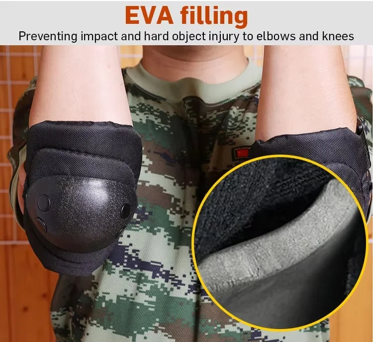 Adult Camo Tactical KneePad Elbow Pads Cycling Protector Outdoor Mountaineering Sports Protective Kneepad Safety Gear