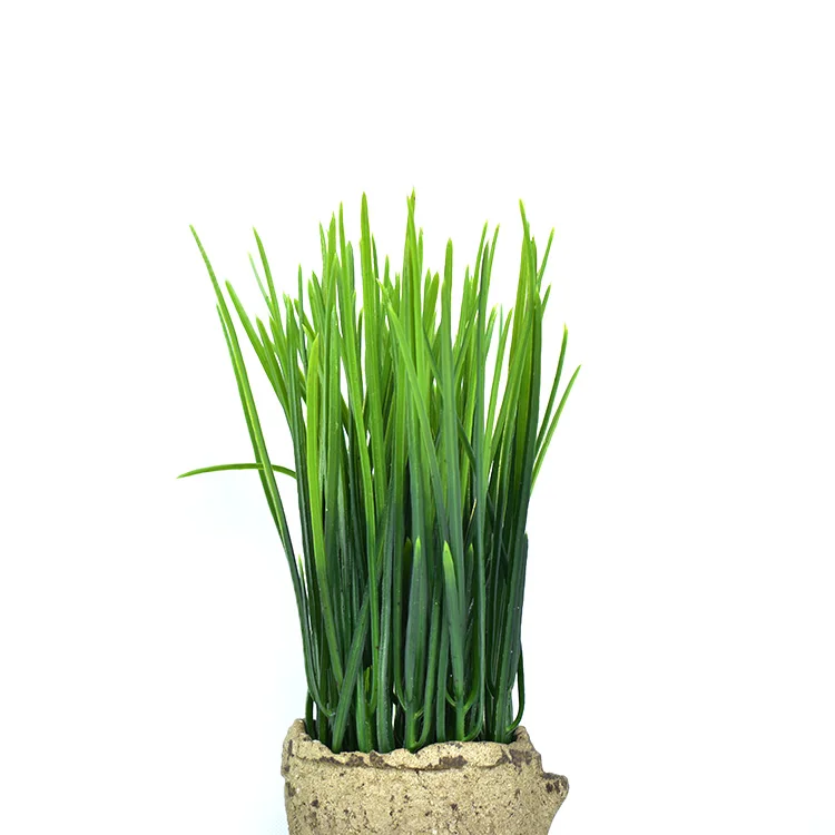 Artificial factory Plastic Green Shrubs Wheat Grass bonsai plant for sale MY823