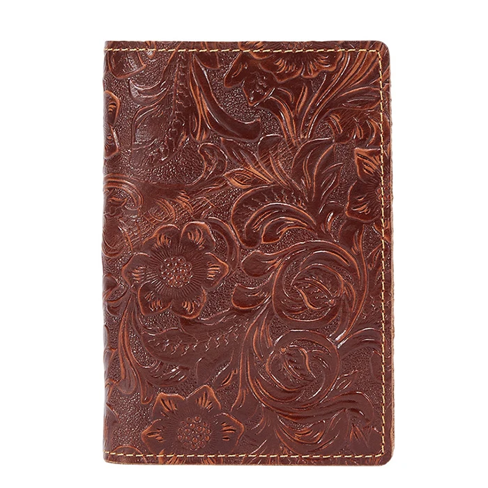 RU 2020 Fashion Genuine Leather Cover Case Travel Wallet Passport