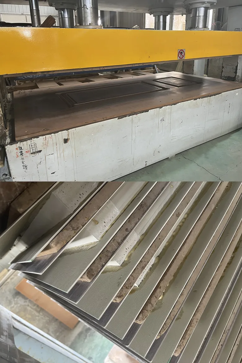 Waterproof Cheap honeycomb paper door WPC skin door like wood door for interior use