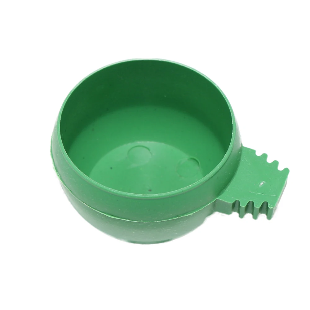 Good Quality Bird Food Water Bowl Feeder Plastic Parrot Pigeons Birds Feeding Trough
