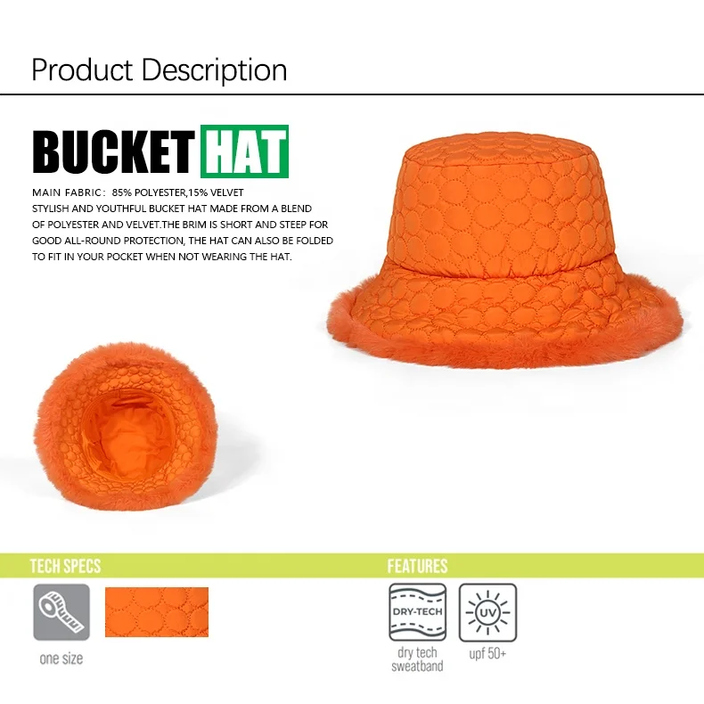 solid color custom logo suede soft plush toy Beach Sun Hat Packable foldable Fisherman Cap