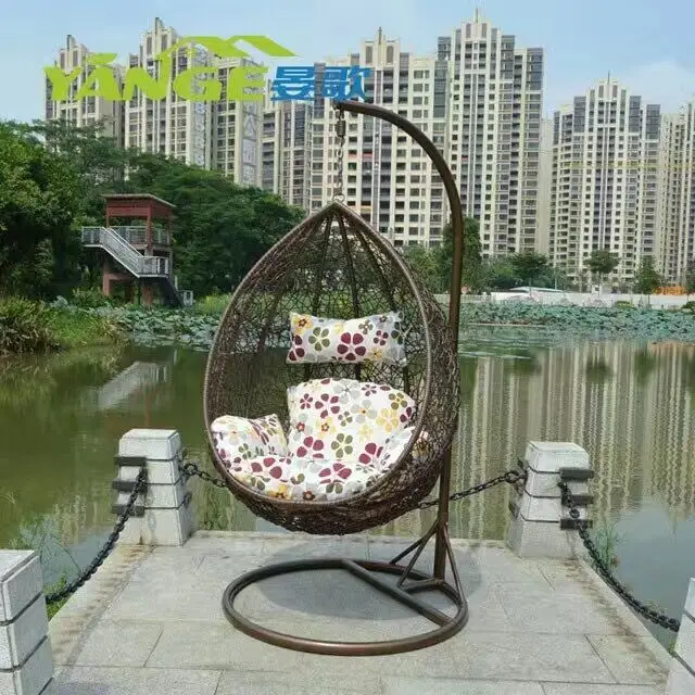 Садовый набор, уличная металлическая мебель, ротанговый качающийся стул, качели для патио