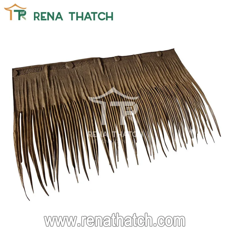 Synthetic palapa palm thatch roof artificial synthetic tiki thatch beach umbrella thatch techo de paja sintetica