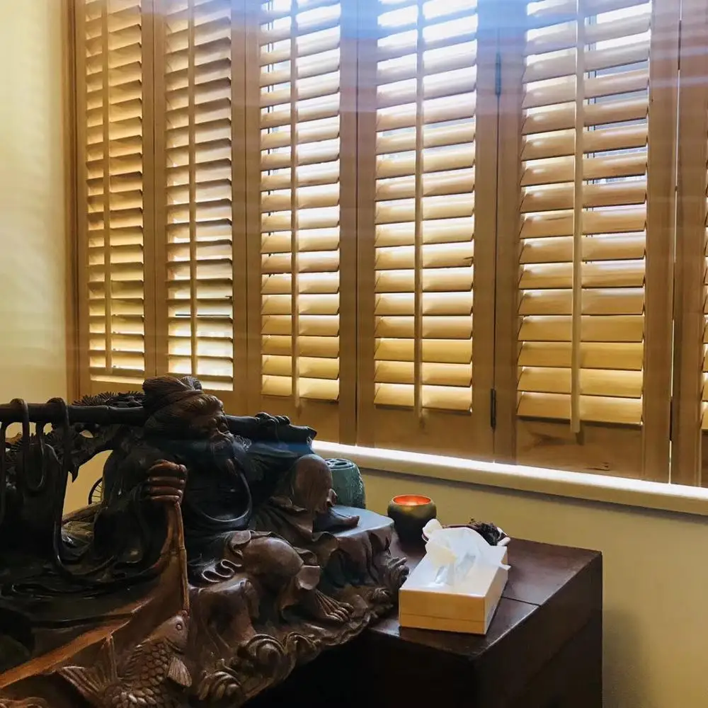 
Antique customized wooden plantation shutters 