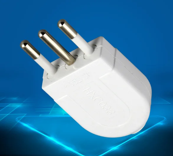 Italian 10A male plug 3 hole female socket 3 round pin removable 16A Italian plug