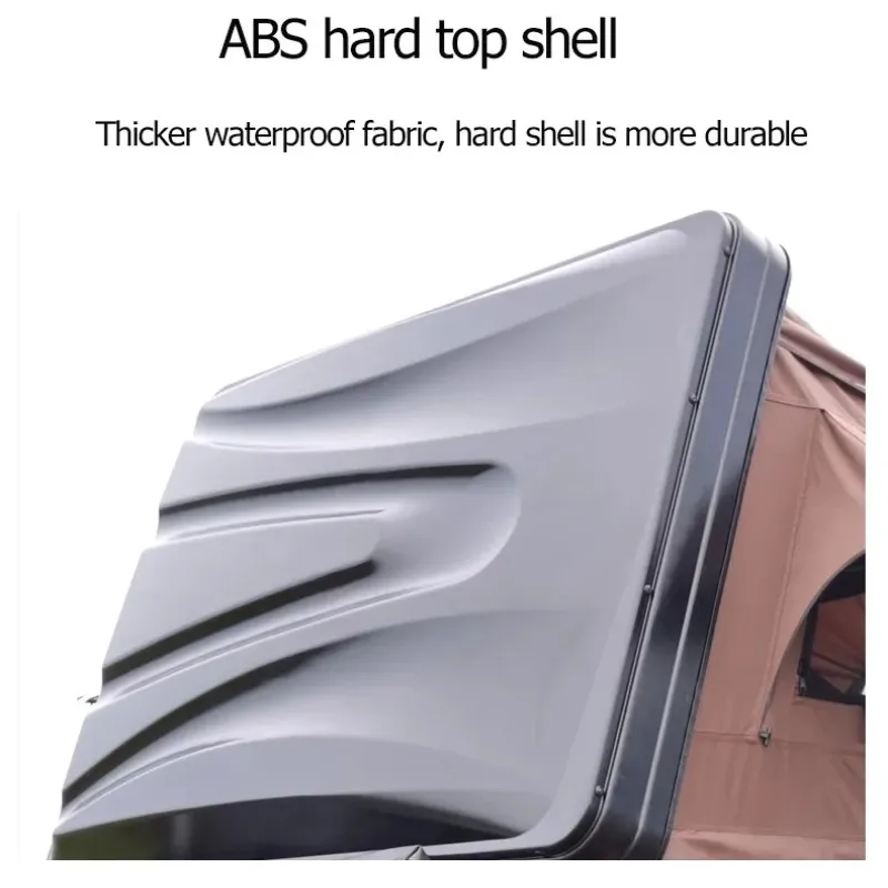 Outdoor Camping Road Trip 3-4 People Hardtop Car Roof Tent