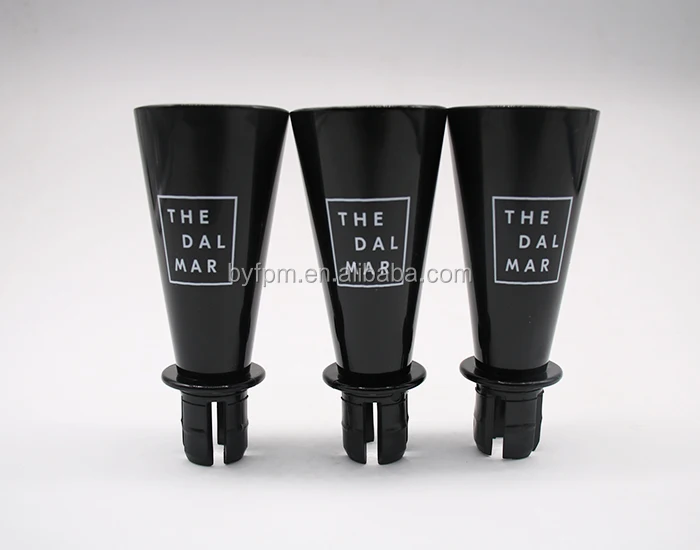 Рекламный подарок пластиковая воронка для шампанского мини-сито черного