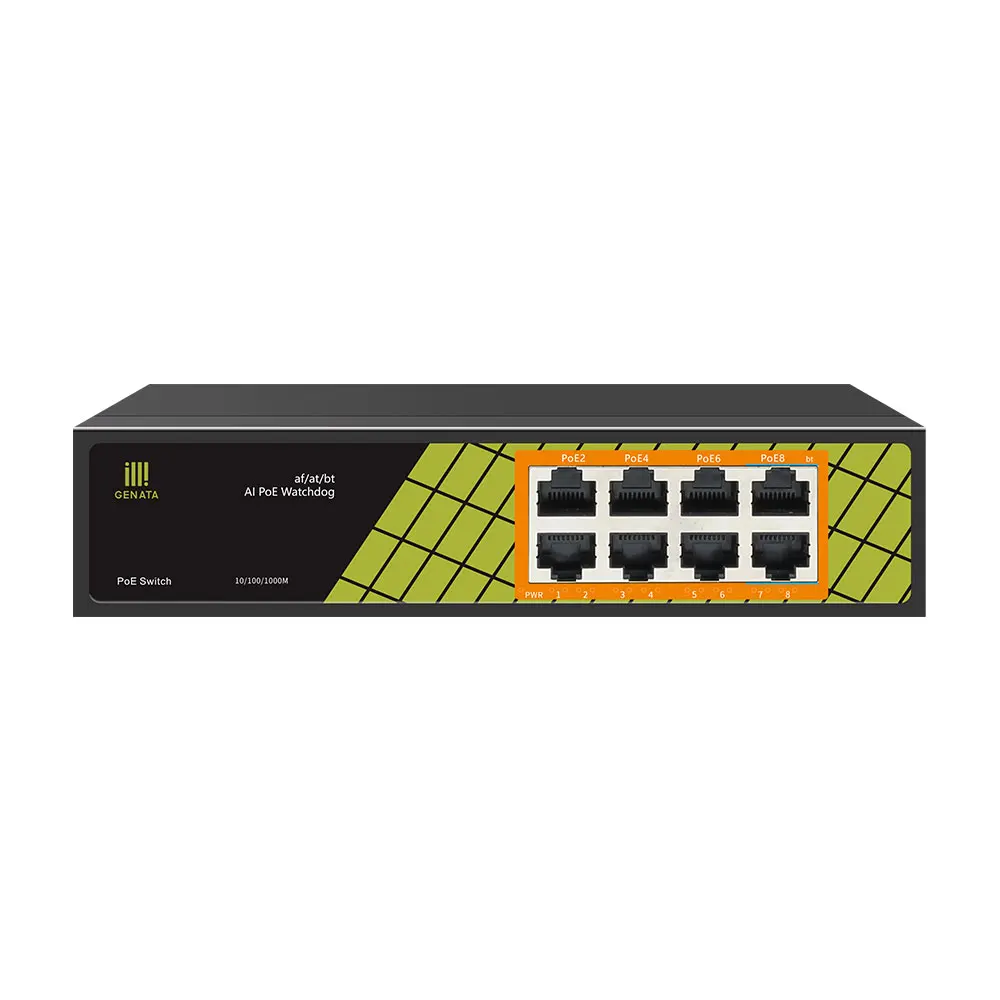 8 Port Gigabit Managed PoE network switch