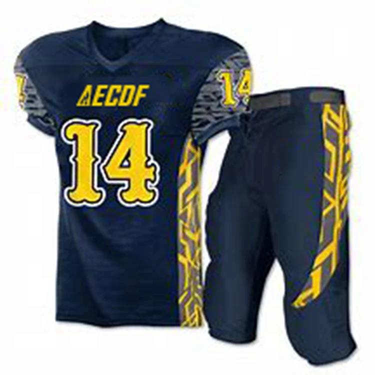 Factory Maker Custom Training Jerseys Unisex OEM Logo Item Sublimated american football uniform
