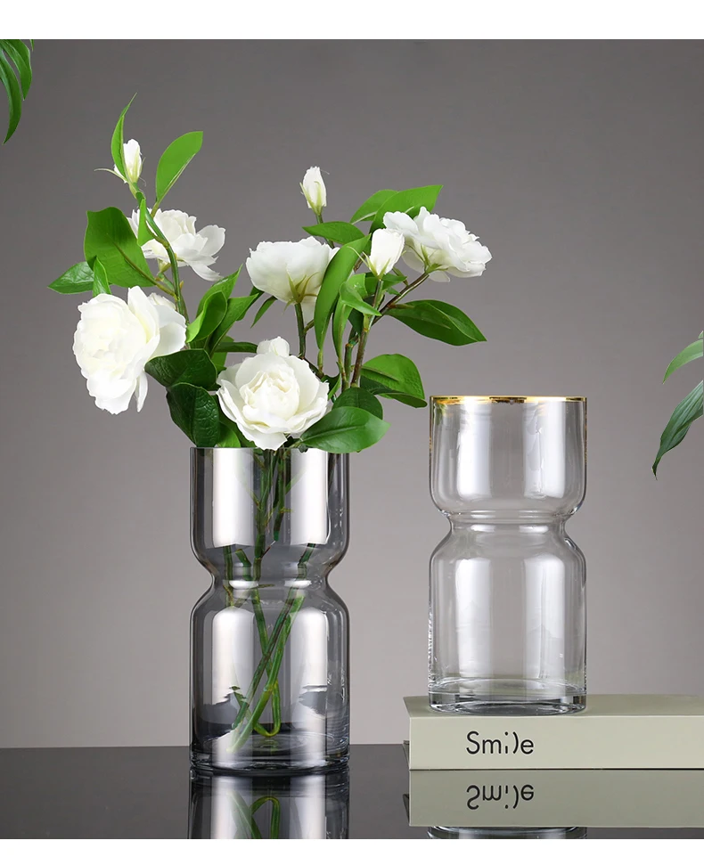 Top quality flower vase nordic glass vase glass vase for flowers