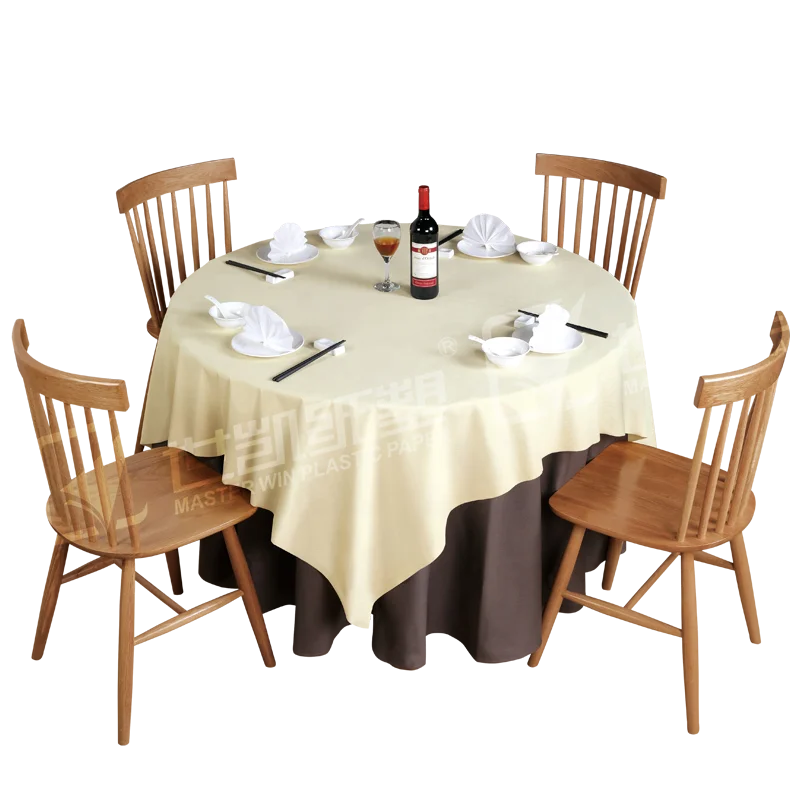 Waterproof And Oil-free Disposable Nordic Table Cover Ins Style Beige Table Cloth Pattern Table Cloth