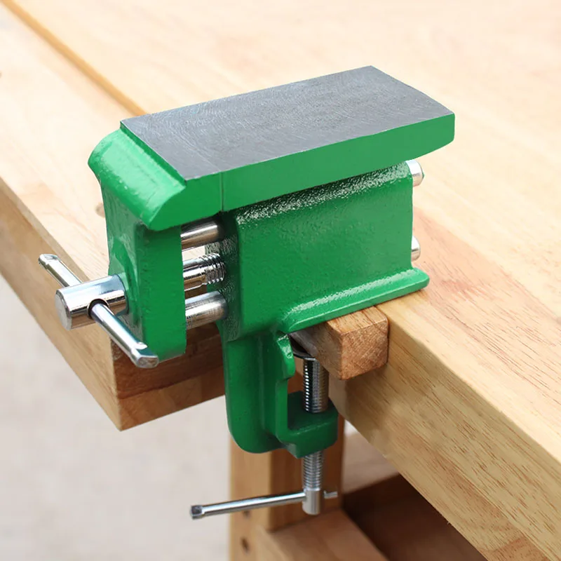 Настольные тиски с зажимом 2 дюйма и большой наковальней 50*95 мм для деревообработки
