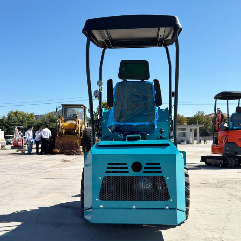 Good Quality Mini Skid Loader Skid Steer Loader Manufacturers Chinese Wheel Mini Skid Steer Loader with seat  For Sale
