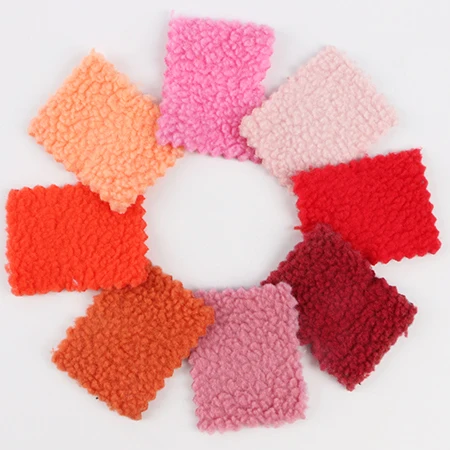 No MOQ Stock fancy knitted polyester Cotton camo fleece sherpa fabric soft for hoodies garment