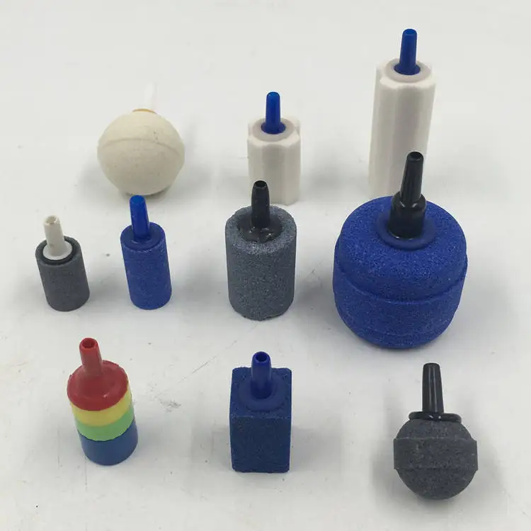 AS/BS Series Cylinder 7 Boxes Blue/Grey Air Stone For Hydroponics/Aquarium/Aquatic Product Transportation/Sewage Treatment