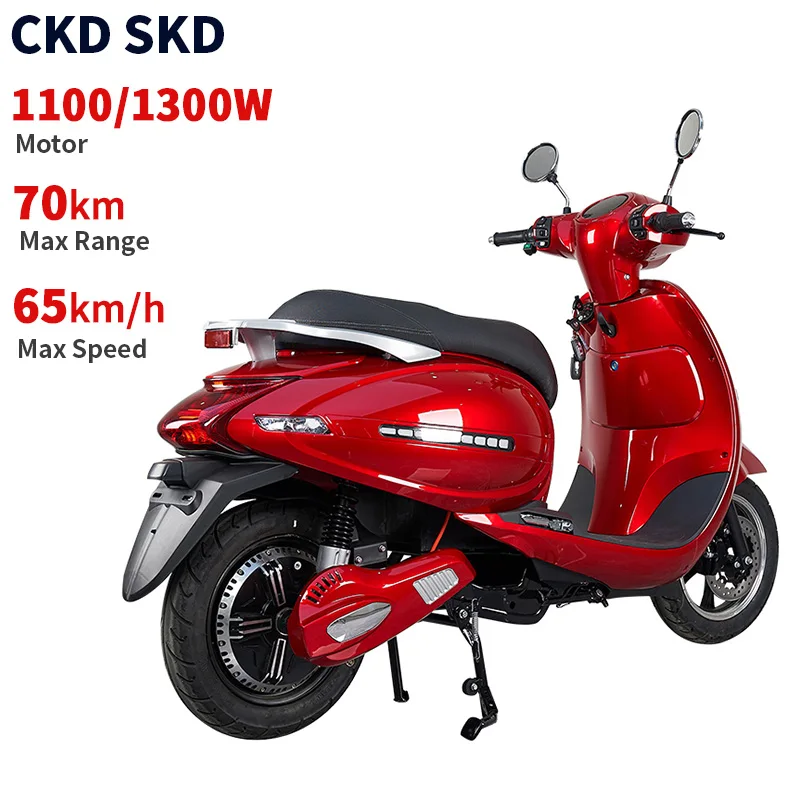 12inch electric motorcycle adult retro style 65km/h speed fast high quality moped electric scooter adult mobility scooter